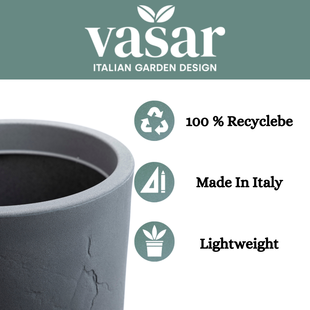 Vasar - Ardesia Collection CILAR Planter| Carbon